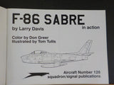 F-86 Sabre in Action aircraft No 126 by Larry Davis  Soft Cover