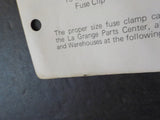 EMD Pointers 1969 December 17 Fuse Clamp Supplementary cab heat