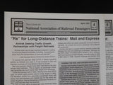 News from the National Association of Railroad Passengers 1997 COMPLETE YEAR Lot
