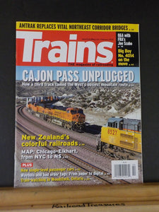 Trains Magazine 2014 February Cajon Pass unplugged New Zealand Chiccago-Elkhart