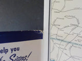 Map Baltimore & Ohio Railroad System 1951 August