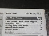 Chesapeake and Ohio Historical Magazine 2001 March Quad Hoppers Prospect OH