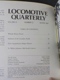 Locomotive Quarterly 1987 Winter Vol 11 #2  Wabash CP Erie's Susquehanna Helper