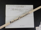 Hartford and Wethersfield Horse Railway Co. Charges Lot of 6:1878-1890
