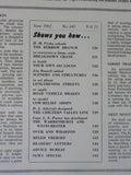 Railway Modeller 1962 June V13 #140 bUILDING lOCOS bREAKDOWN CRANE