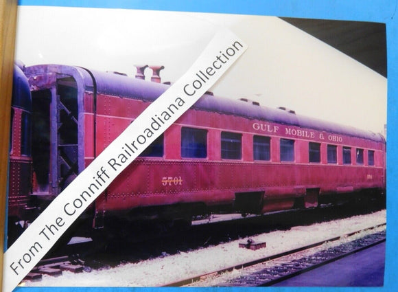 Photo Gulf Mobile & Ohio Passenger Car #5701 8X11 Color GM&O