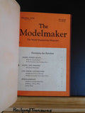Modelmaker Magazine Bound Volume 14 October 1936-September 1937  7 issues comple