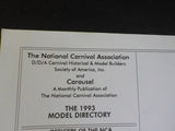 Carousel Vol 27 1993 Model Directory National Carnival Association