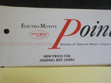 EMD Pointers 1964 June 3 New prices for journal box liners