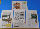 Ads Union Pacific Railroad Lot #26 Advertisements from various magazines (10)