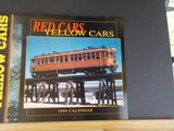 Calendar Lot 18 Streetcars of LA S. CA  Red cars Yellow Cars 1985-2004