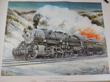 Print Baltimore & Ohio Railroading Co 6150 Class L1 2-10-2 1973