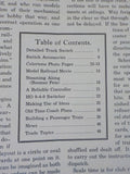 Model Railroader Magazine 1939 January Plans for old time coaches