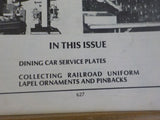 Key Lock and Lantern Magazine #51 Spring 1979 Dining car service plates