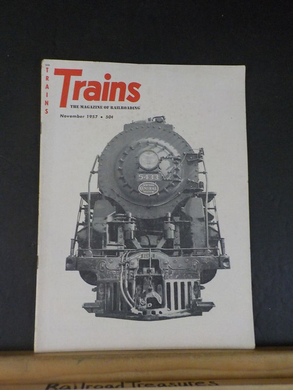 Trains Magazine 1957 November Poor Man's mallet The Hudson