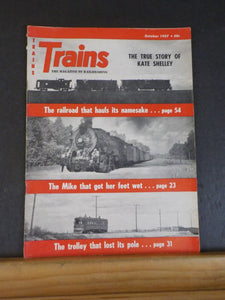 Trains Magazine 1957 October True story of Kate Shelley North of Lake Erie