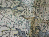 In The Maine Woods 1935 Edition Bangor and Aroostook Railroad MAP