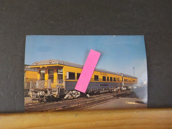 Postcard Denver & Rio Grande Western Railroad Office Car #100 #102 D&RGW App 6X9