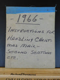 Instructions for Handling Christmas Mail Second Sections 1966 Norfolk & Western