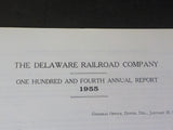 Delaware Railroad Company Annual report 1955 104th annual