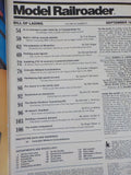 Model Railroader Magazine 1981 September How to paint figures Lake Tahoe Ry CTC-