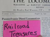 Locomotive Railway Carriage & Wagon Review #696 1950 August 15th