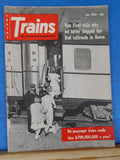 Trains Magazine 1956 July Red Railroads in Korea Arizona Copper haulers 1st Cog