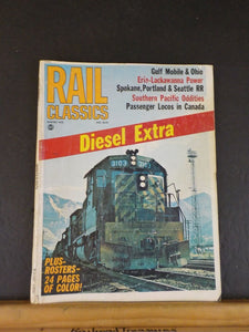Rail Classics Magazine 1975 Winter Diesel ExtrGM&O E-L SP&S SP oddities Pass Loc