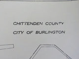 Map Right of Way and Track Map Rutland Railroad Chittenden County City of Burlin