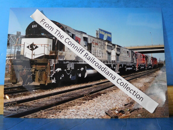 Photo Lehigh Valley Locomotive #641 8X11.5 Color