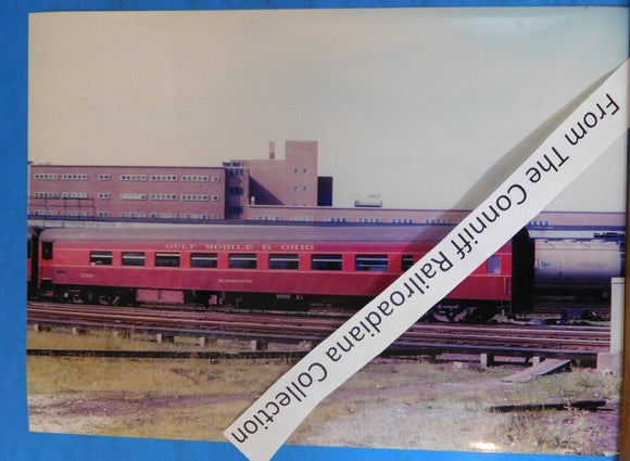 Photo Gulf Mobile & Ohio Passenger Car #2108 8X11 Color GM&O