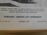 Western Railroader #226 August 1958 Portland-Oregon City Interurban 16 Pages