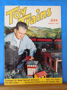 Toy Trains Magazine 1953 August Balsa / searchlight car