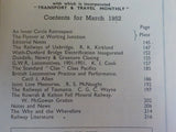 Railway Magazine 1952 March The Railways of Uxbridge G.W.R. Locomotives, 1901-19