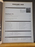 Railway Age 1974 November 25 Budgeting For ‘75
