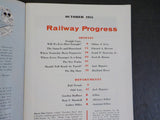 Railway Progress 1955 October Santa Fe and Disneyland Freight Cars