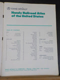 Handy Railroad Atlas of the United States 1978 Rand McNally Railroad Maps