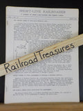 Short-Line Railroader #10 1955 March Canton & Carthage, Black Mountain Line