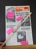 CP Rail News 1974 June 5  Employee Newspaper One spot repair facilities keep fre