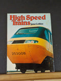High Speed Trains By Janice Collins Dust Jacket 1978