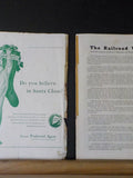 Louisville & Nashville Employee Magazine L&N 1953 December  Taped, loose cover