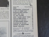 Trains Magazine 1975 January Longer trains = fewer car ferries