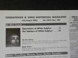 C&O History 2003 July August Chesapeake and Ohio Historical Magazine White Sulfe