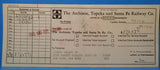 Check Atchison Topeka and Santa Fe Railway Co Check 1959 Feb 18 Lehigh Valley