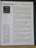 Railway Age Weekly 1960 January 4 PRR top train grosses $5 Million Air Freight