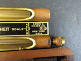 Visage Comparator Gauge Pocket type Viscosity style BA  Original Wood Box