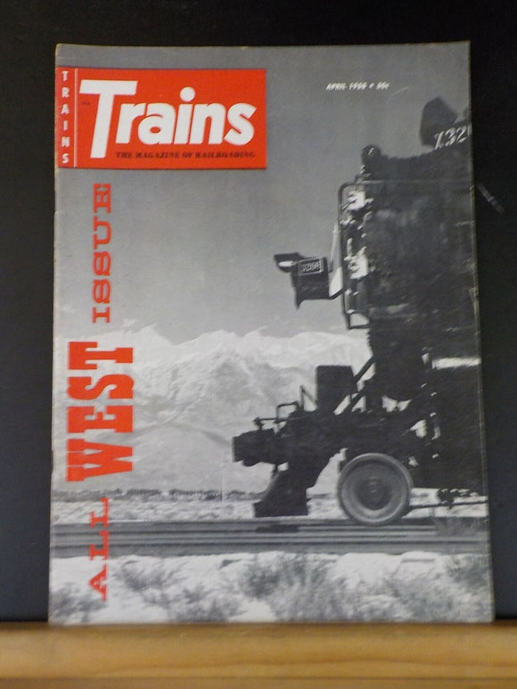 Trains Magazine 1958 April All West Issue