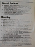 Railroad Model Craftsman Magazine 2005 December Model gondola loads Layout backd