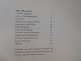 Union Pacific Railroad Annual Report 1987 UP 56 pages Financial Map Officers