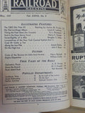 Railroad Magazine 1940 May C&O Crusader Galves  Front cover is missing a piece